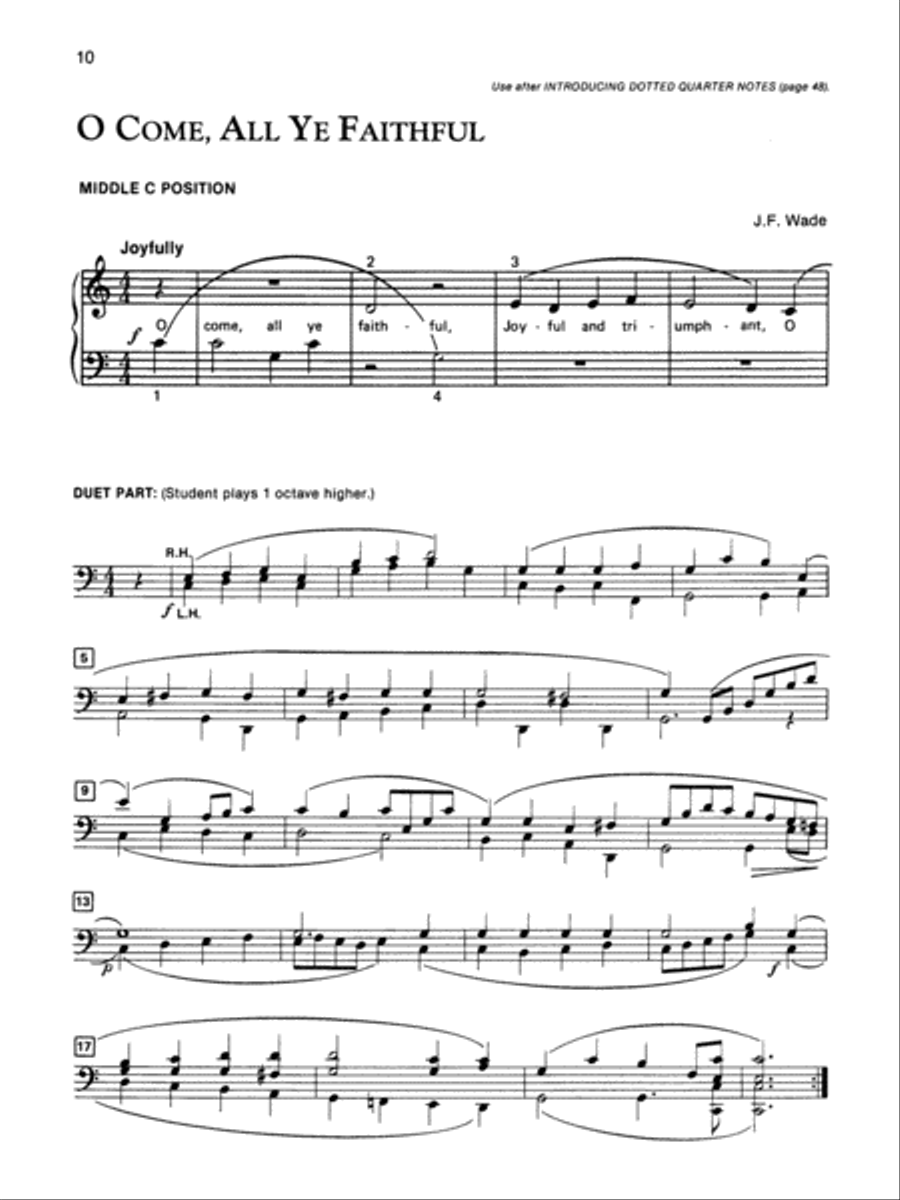 Alfred's Basic Adult Course Christmas, Book 1 Piano Method scores gallery preview page 3