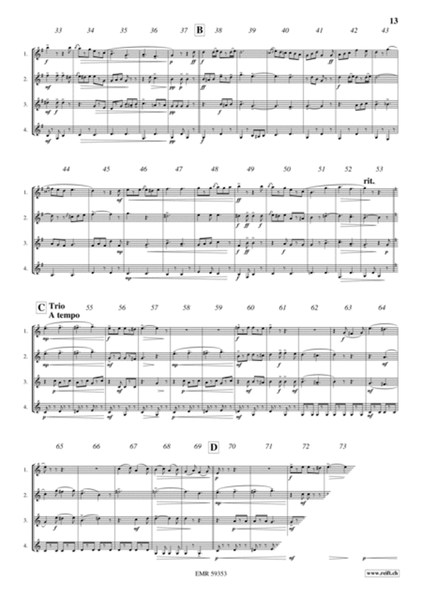 Clarinet Quartet Collection Volume 8 image number null