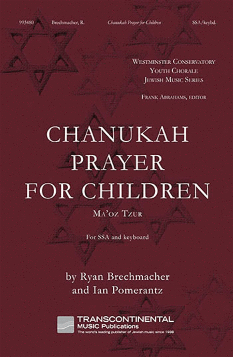 Chanukah Prayer for Children SSA scores gallery preview page 1