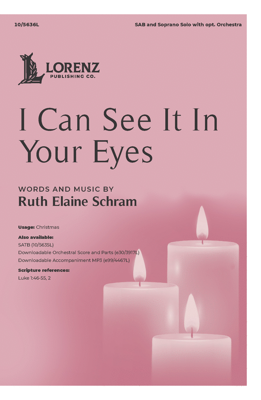 I Can See It In Your Eyes 3-Part scores gallery preview page 1
