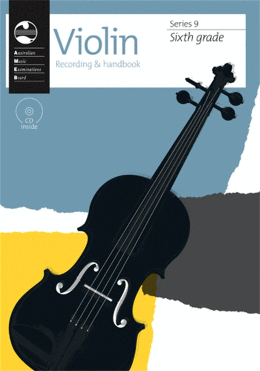 AMEB Violin Grade 6 Series 9 CD/Handbook Violin Solo scores gallery preview page 1