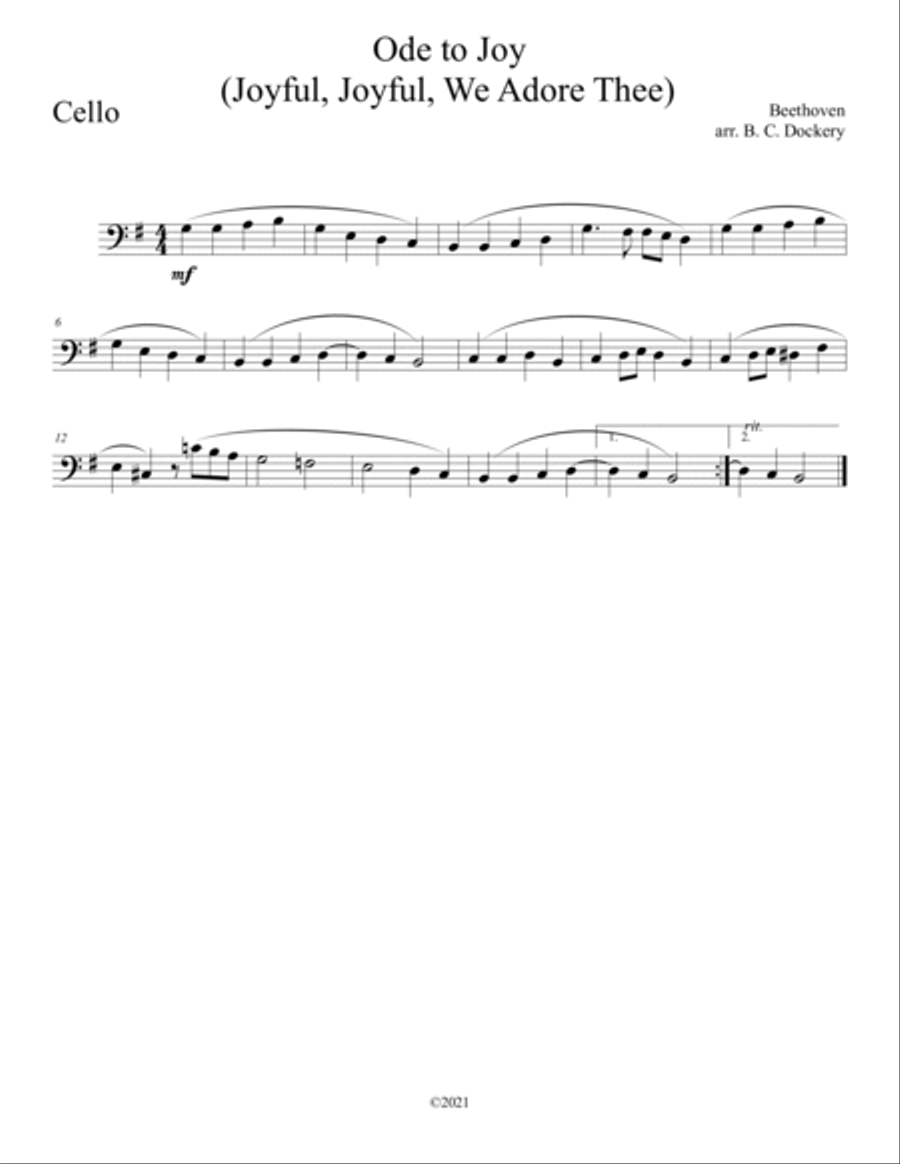 10 Easter Duets for Violin and Cello with Piano Accompaniment - Volume 1 Piano Trio scores gallery preview page 6