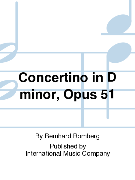 Concertino in D minor, Op. 51 (ROSE)