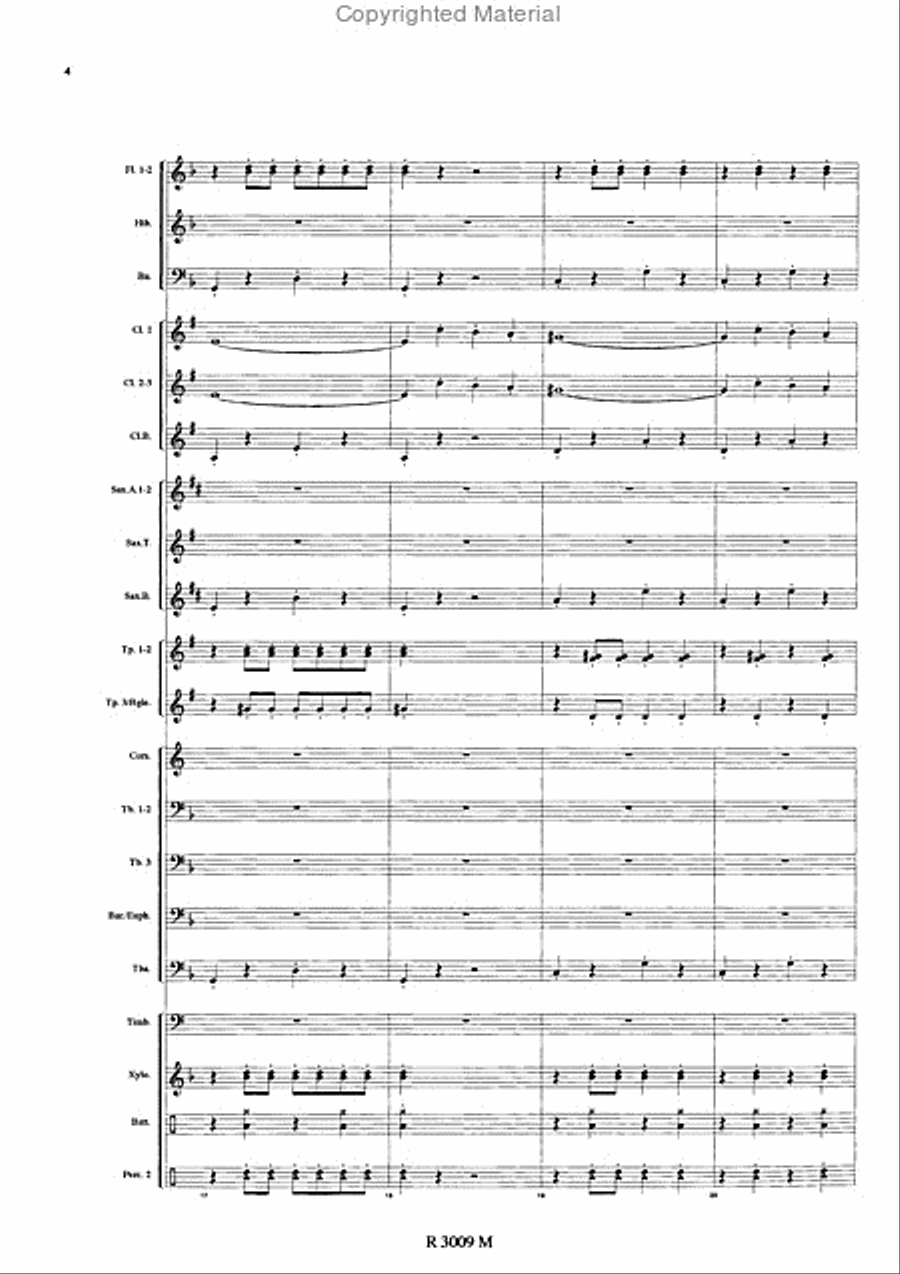 Brigades du Tigre Concert Band scores gallery preview page 5