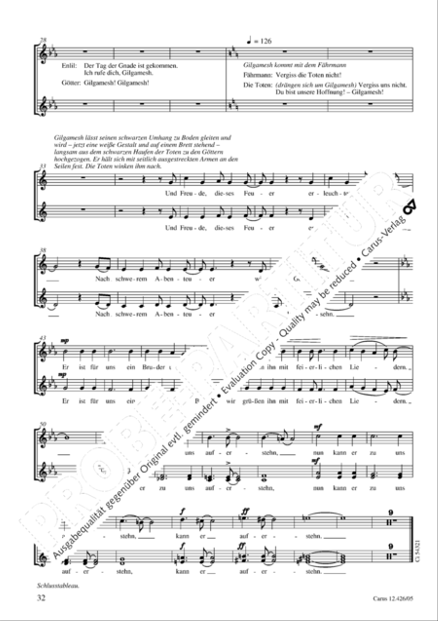 Gilgamesh - Konig von Uruk 3-Part scores gallery preview page 33