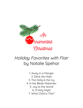 Book cover for An Ornamented Christmas (for Solo Violin) - Holiday Favorites with Flair