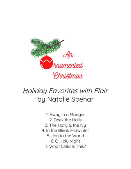 An Ornamented Christmas (for Solo Violin) - Holiday Favorites with Flair