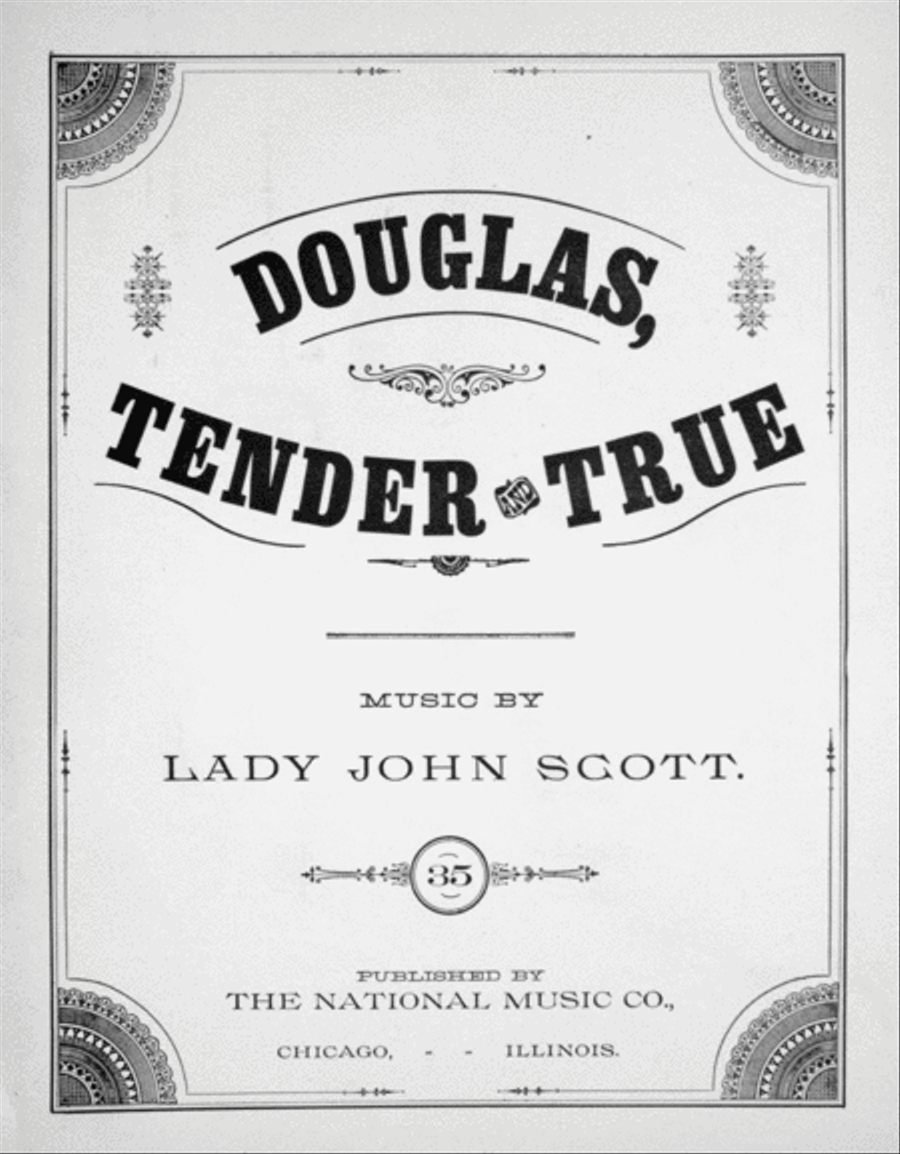 Douglas, Tender and True Voice scores gallery preview page 1