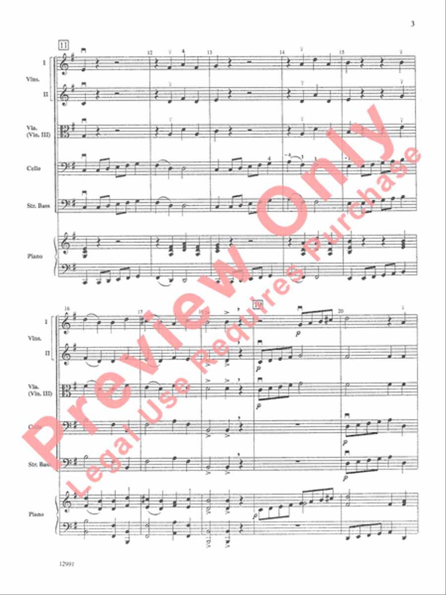 Star Dancer String Orchestra scores gallery preview page 4