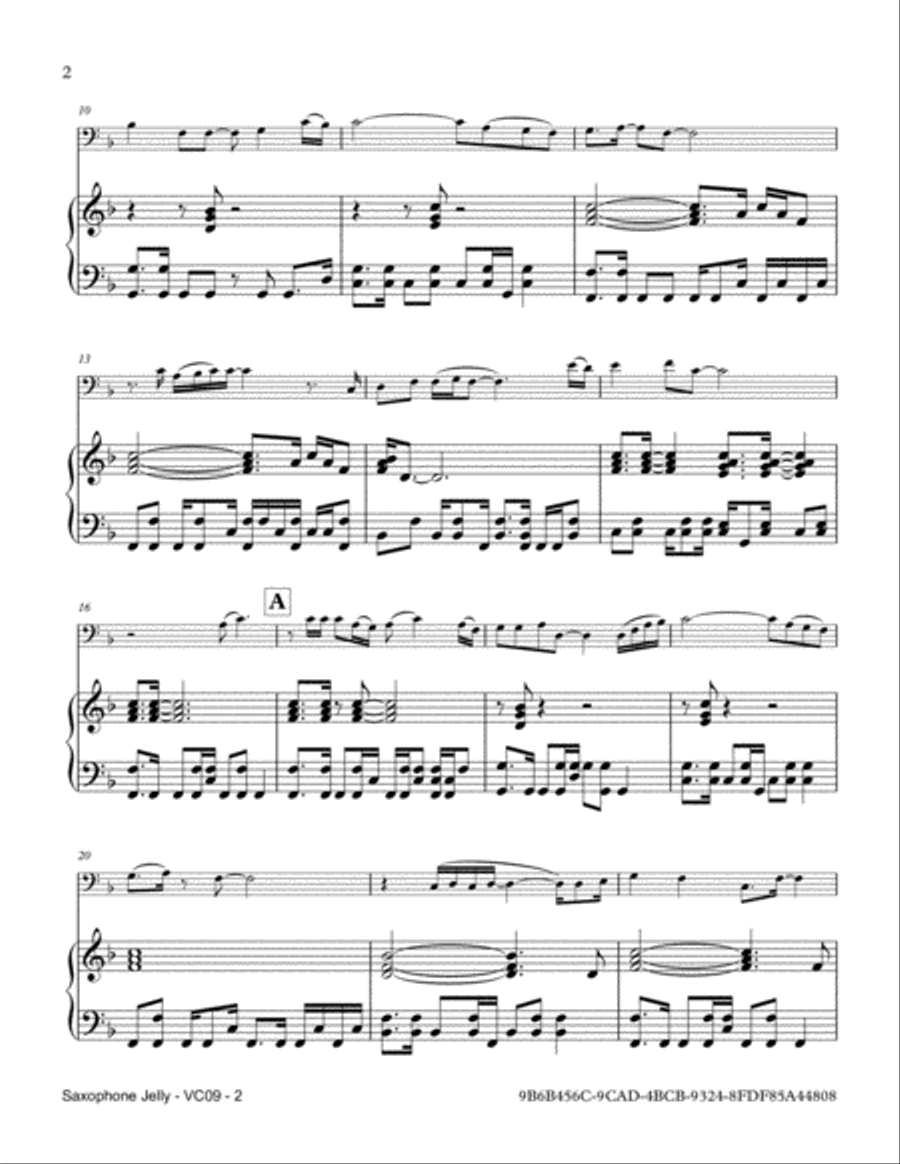 Saxophone Jelly Saxophone scores gallery preview page 2