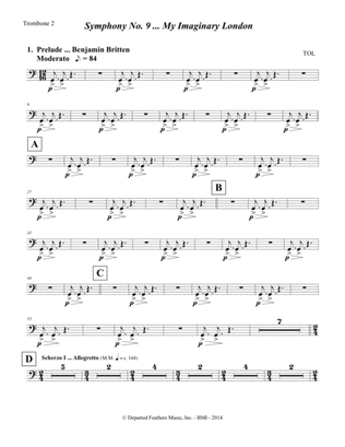 Symphony No. 9 ... My Imaginary London (2013-14) Trombone part 2