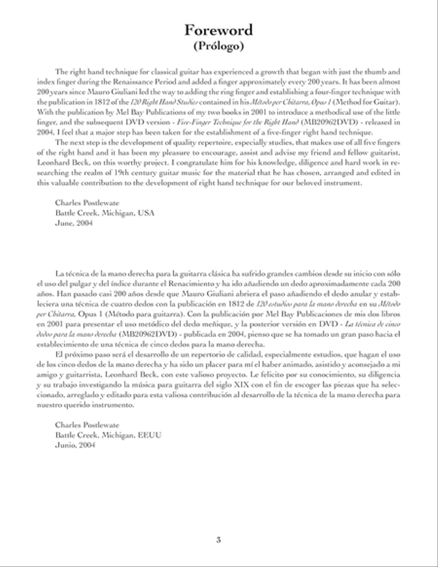 Anthology of 19th Century Studies Acoustic Guitar scores gallery preview page 4