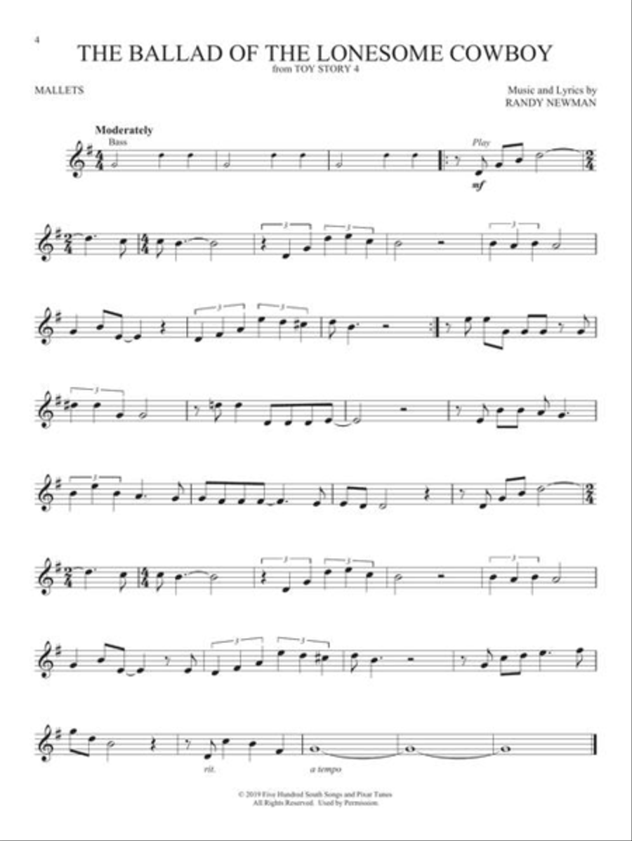 Favorite Disney Songs Percussion scores gallery preview page 4