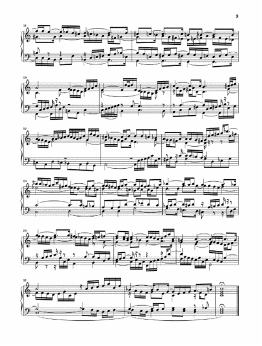 Well-Tempered Clavier BWV 870-893 Part II 3-Part scores gallery preview page 3