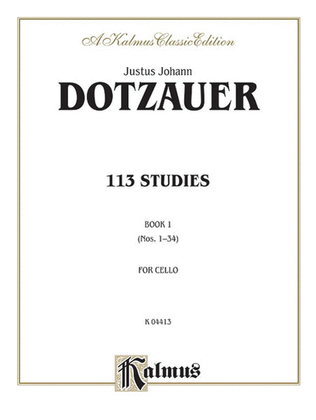 Book cover for 113 Studies, Volume 1