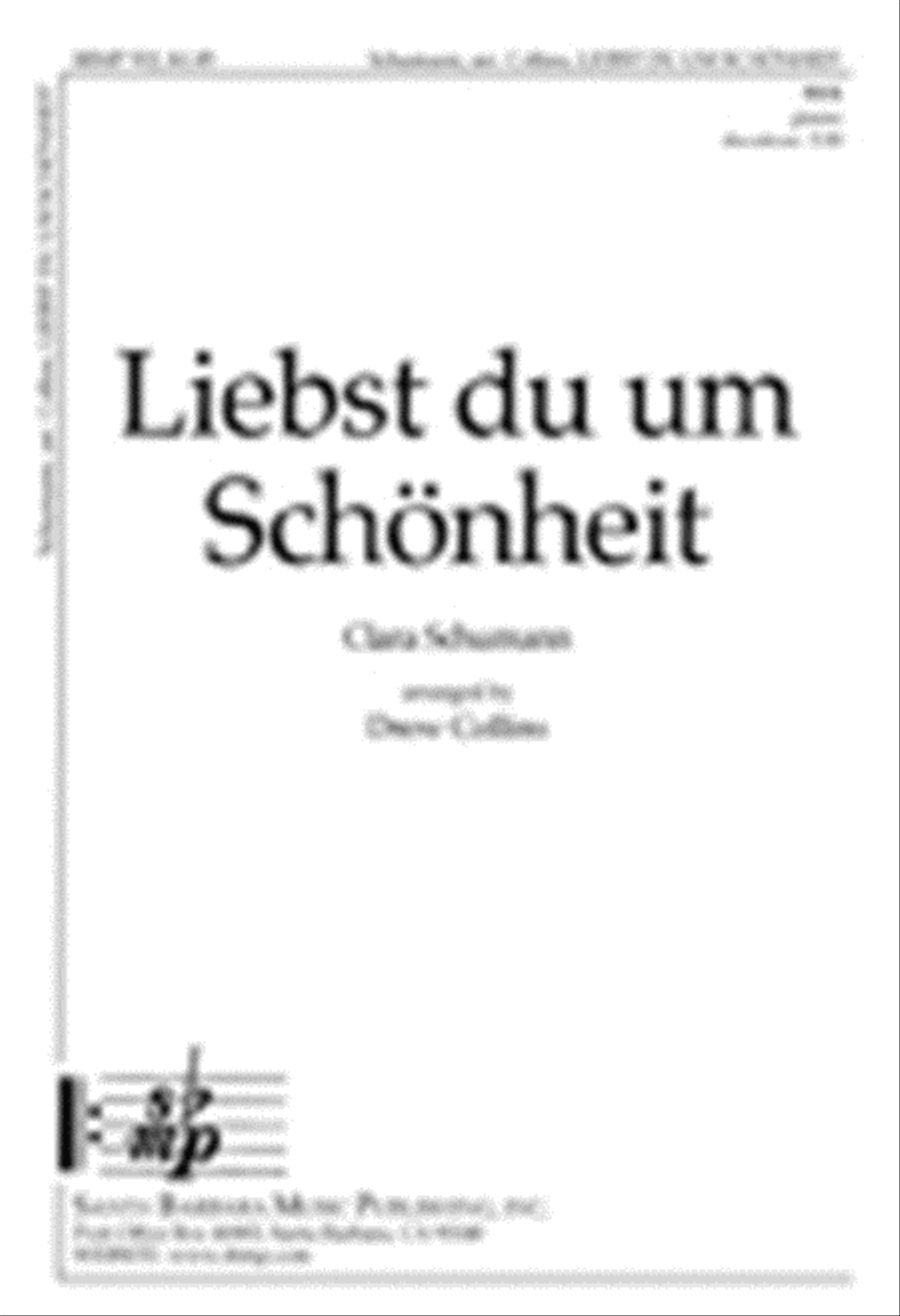 Liebst du um Schonheit SSA scores gallery preview page 1