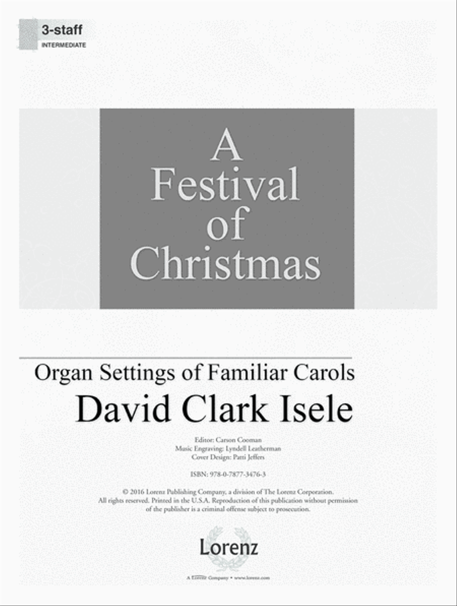 A Festival of Christmas Organ scores gallery preview page 1