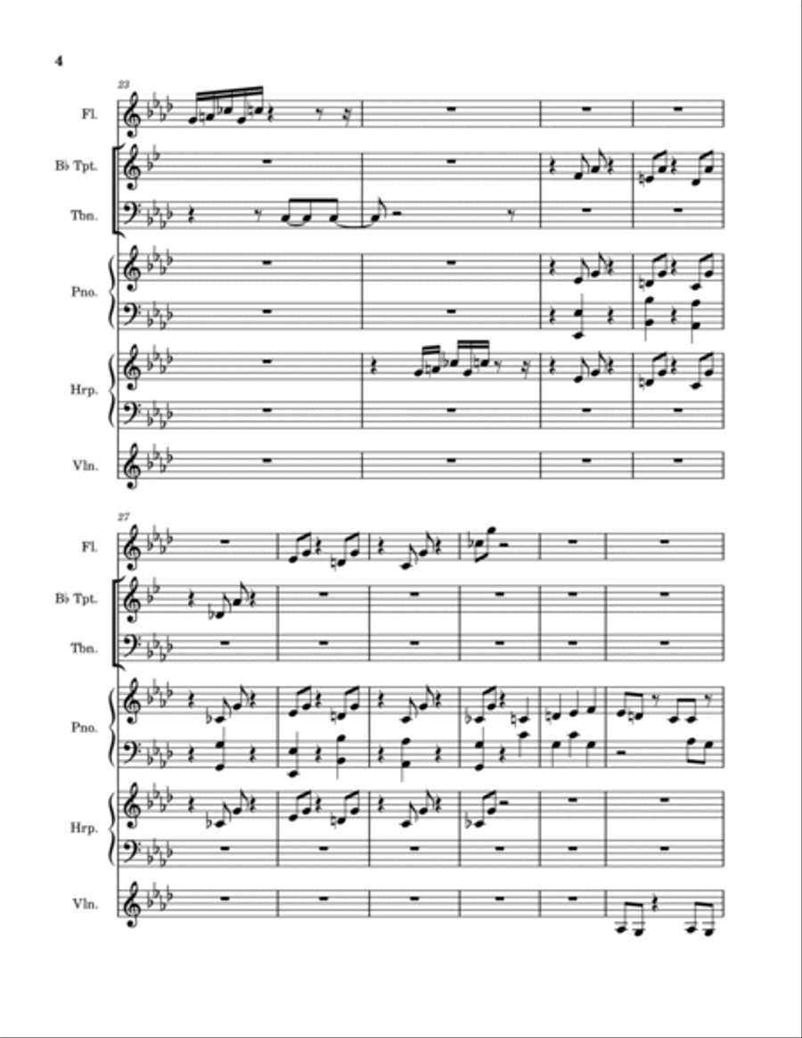 Dream of a River Dream of a River Chamber Orchestra scores gallery preview page 4
