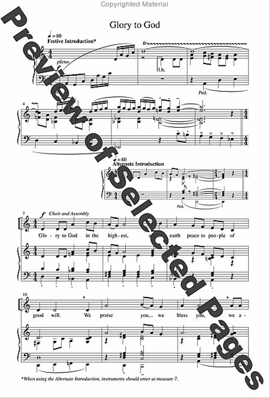 A Community Mass - Choral / Accompaniment edition A Community Mass - Choral / Accompaniment edition 4-Part scores gallery preview page 5