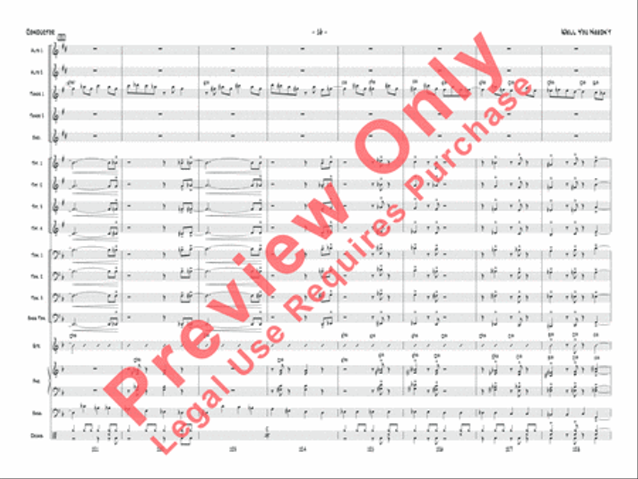 Well You Needn't Jazz Ensemble scores gallery preview page 17