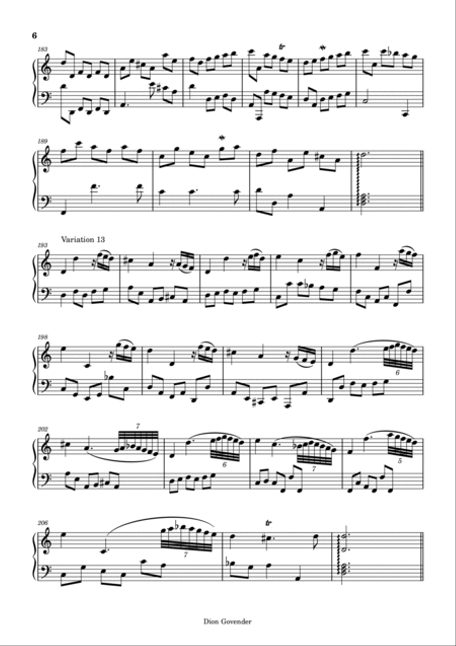 Les Folies d'Espagne Piano Solo scores gallery preview page 6