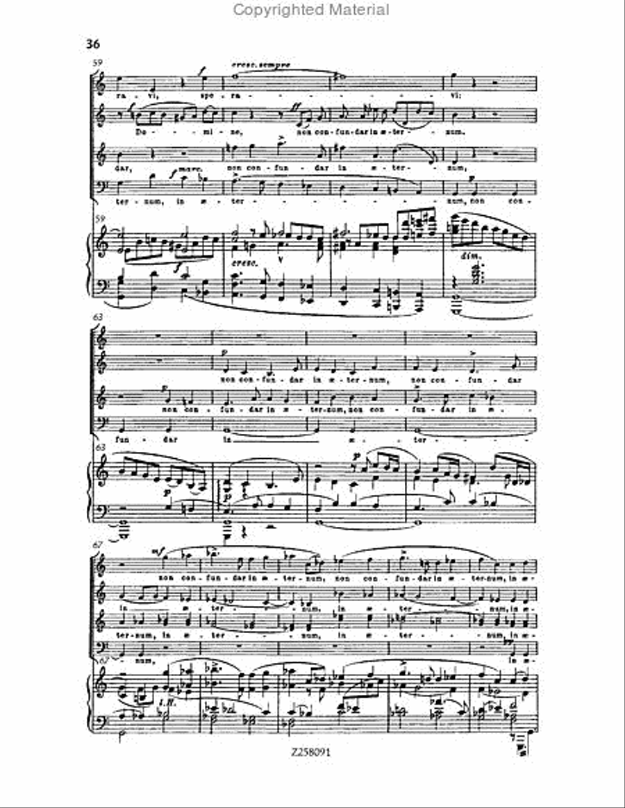 Te Deum, WAB 45 (1886 revision) Choir scores gallery preview page 36