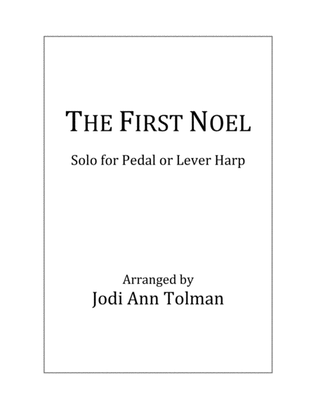 The First Noel, Harp Solo