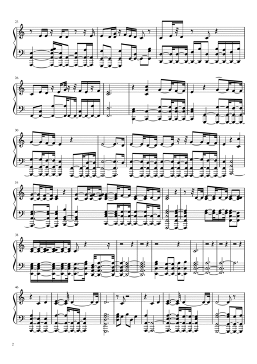 Runaway Runaway Piano Solo scores gallery preview page 2