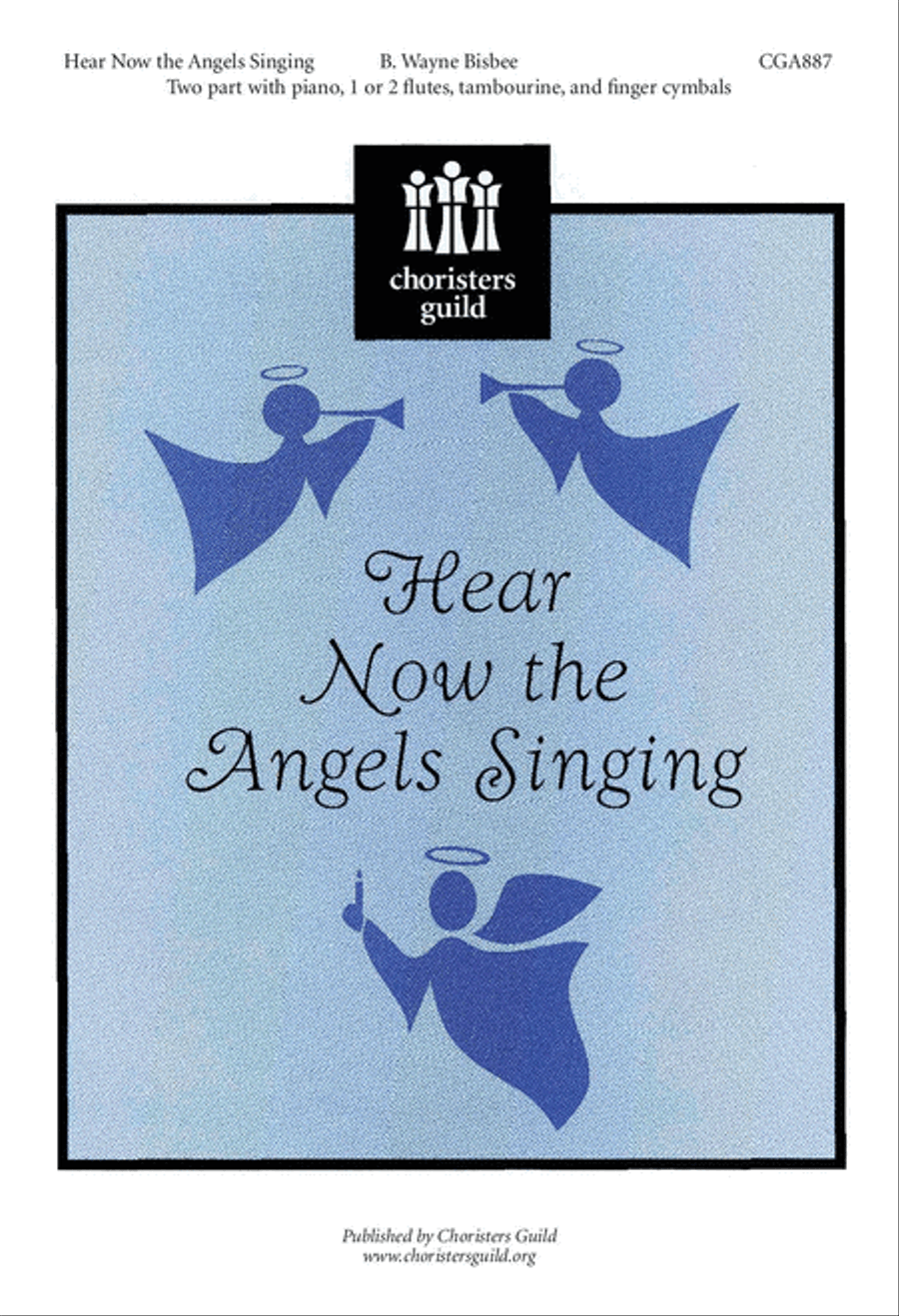 Hear Now the Angels Singing Unison Choir scores gallery preview page 1
