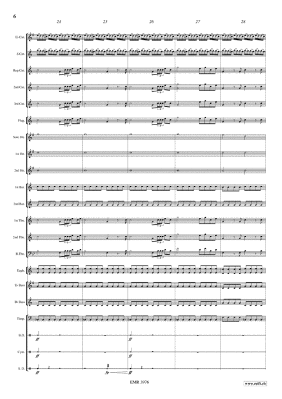 Light Cavalry Light Cavalry Brass Band scores gallery preview page 7