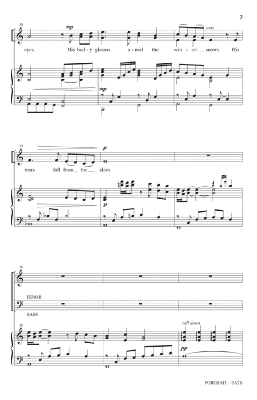 Portrait (arr. Joseph M. Martin) 4-Part scores gallery preview page 2