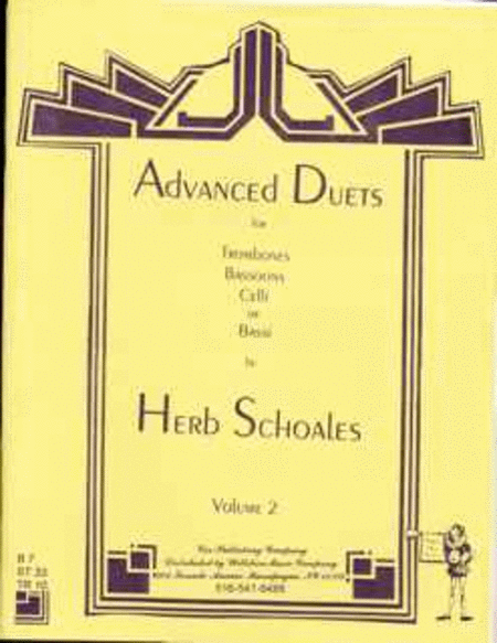 Advanced Duets for Lower Voiced Instruments Volume II