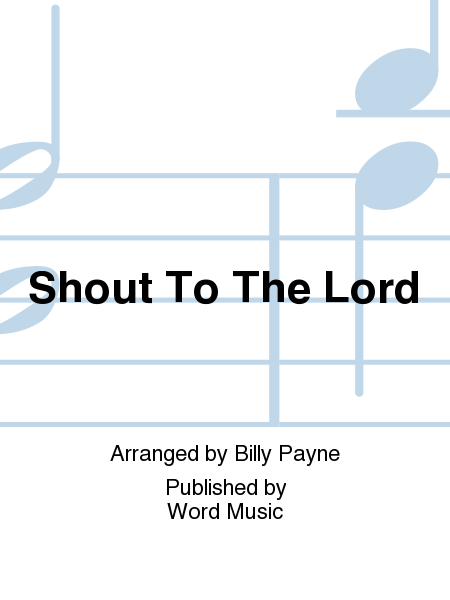 Shout To The Lord - Orchestration image number null