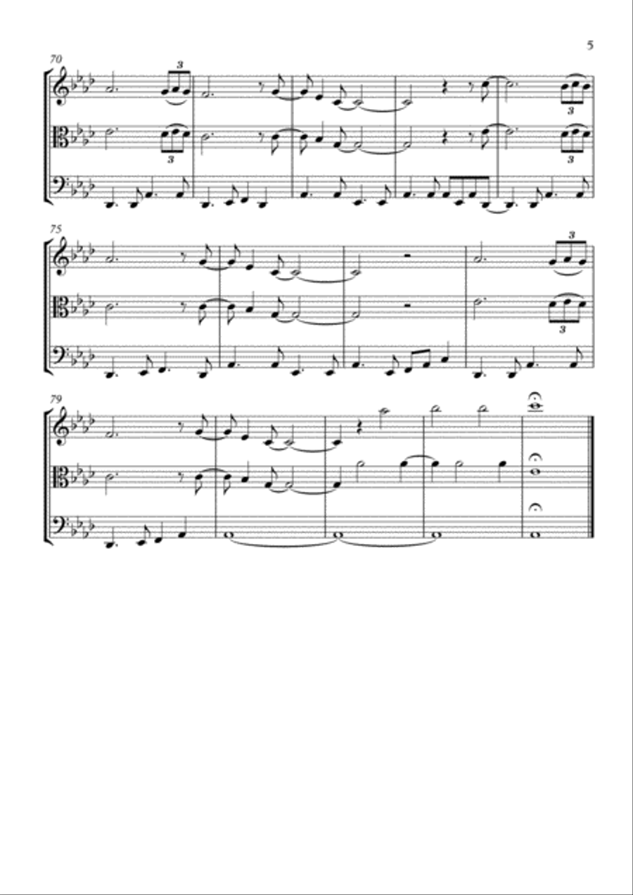 Close To You String Trio scores gallery preview page 5