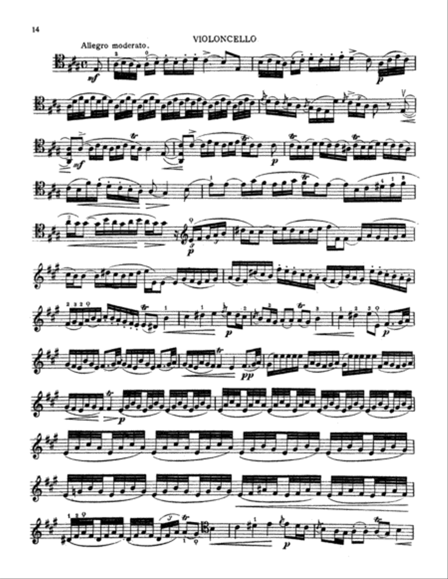 Boccherini: Three Sonatas for Cello and Piano Piano Accompaniment scores gallery preview page 2