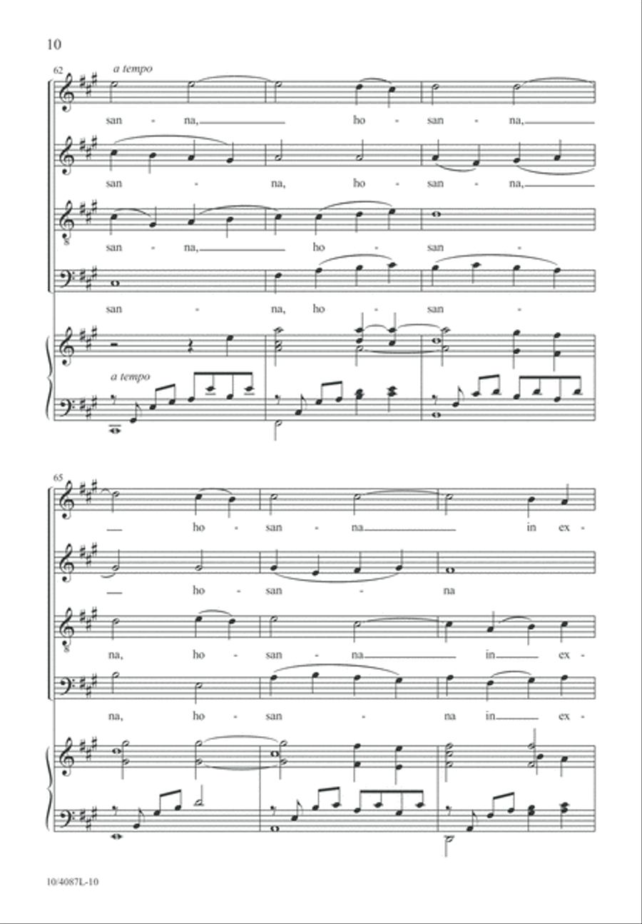 Holy (Sanctus) Divisi scores gallery preview page 11