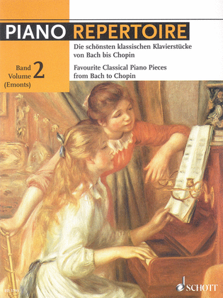 Book cover for Piano Repertoire – Vol. 2