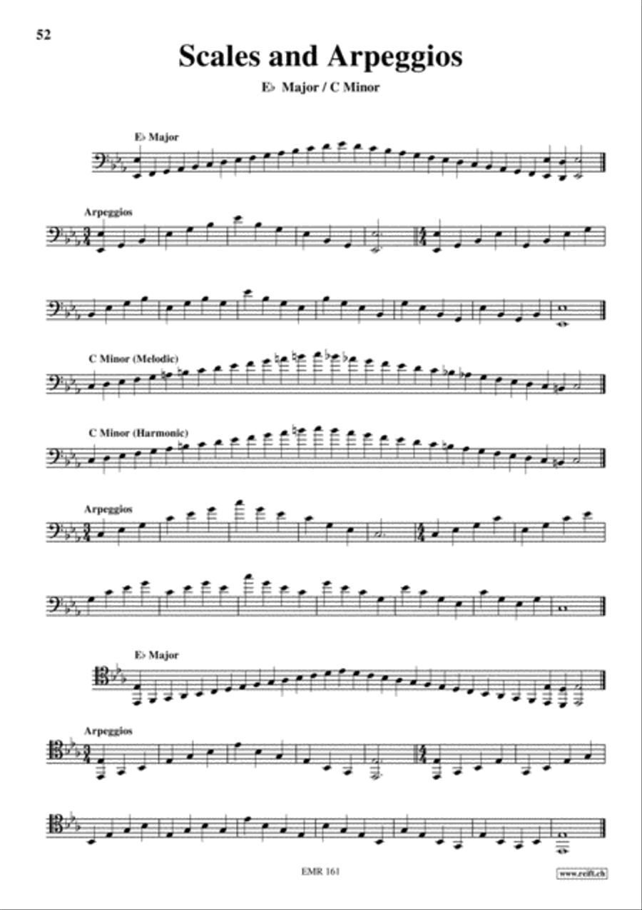 Studies in all Clefs Trombone Solo scores gallery preview page 24