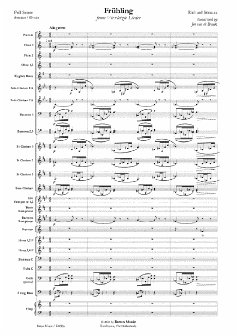 Frühling Concert Band scores gallery preview page 2