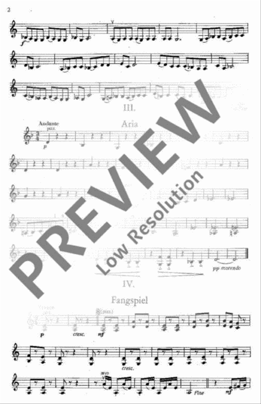 Little Suite Violin scores gallery preview page 3