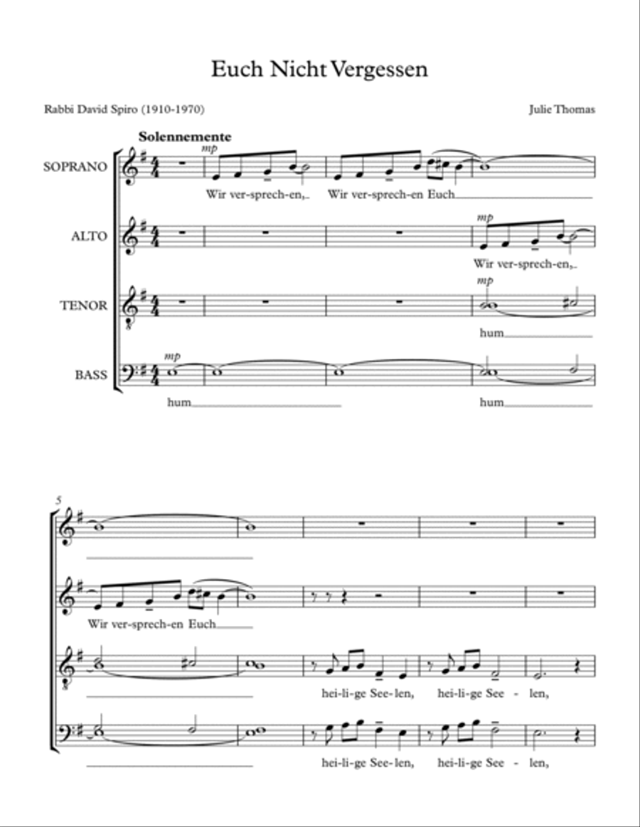 Euch Nicht Vergessen Euch Nicht Vergessen Divisi scores gallery preview page 2