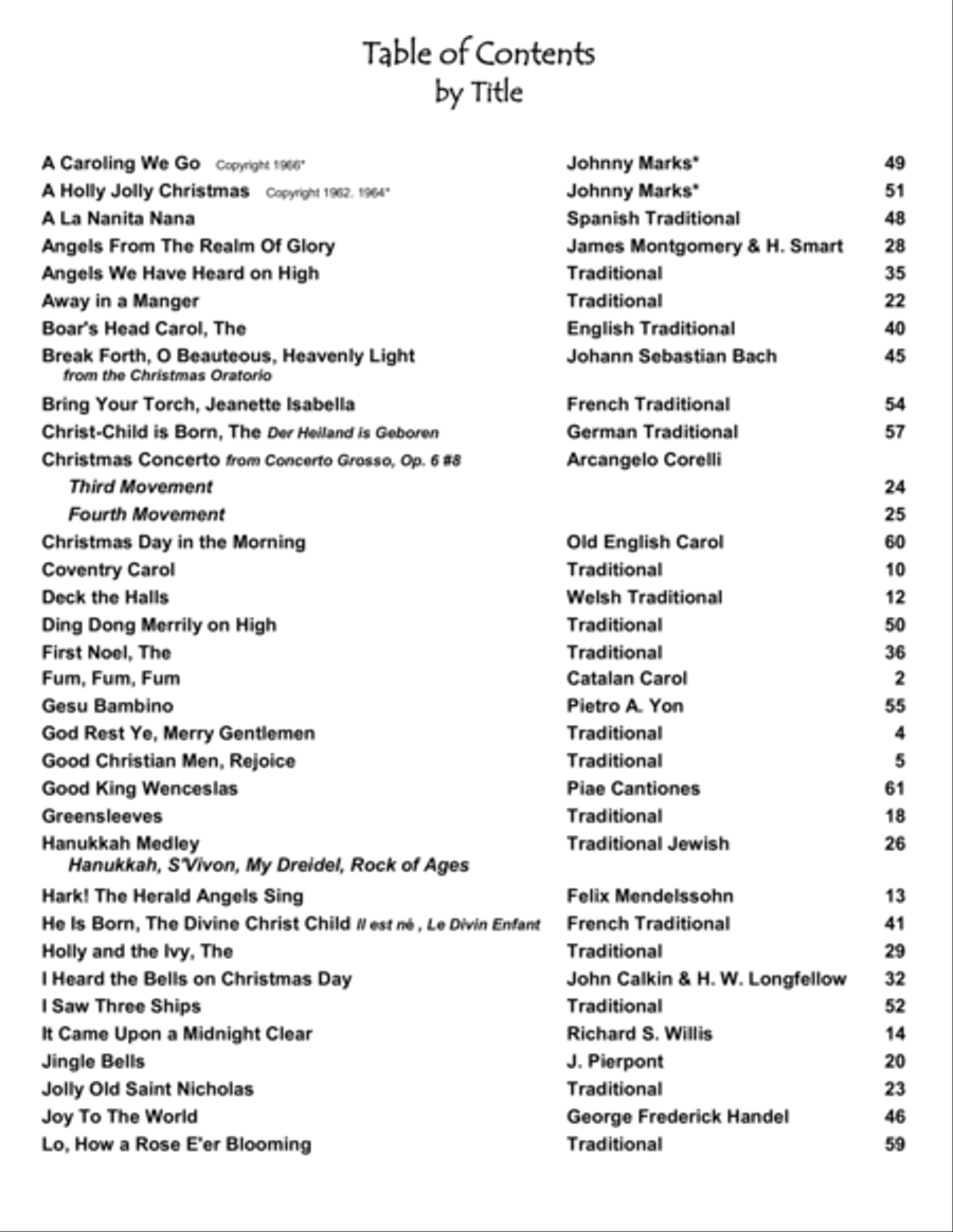 Christmas Duets for Clarinet - Complete Set - Music for Two Clarinets Clarinet Duet scores gallery preview page 2