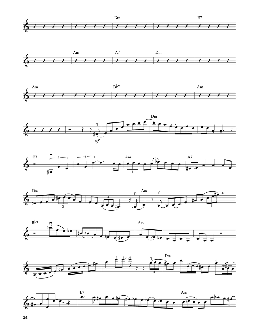 Minor Swing Minor Swing Violin Solo scores gallery preview page 2