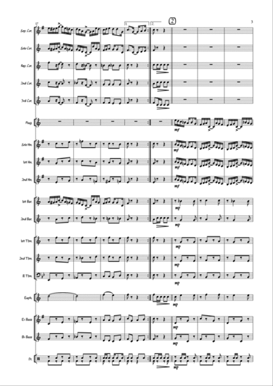 Elite Syncopations - Brass Band Brass Band scores gallery preview page 5