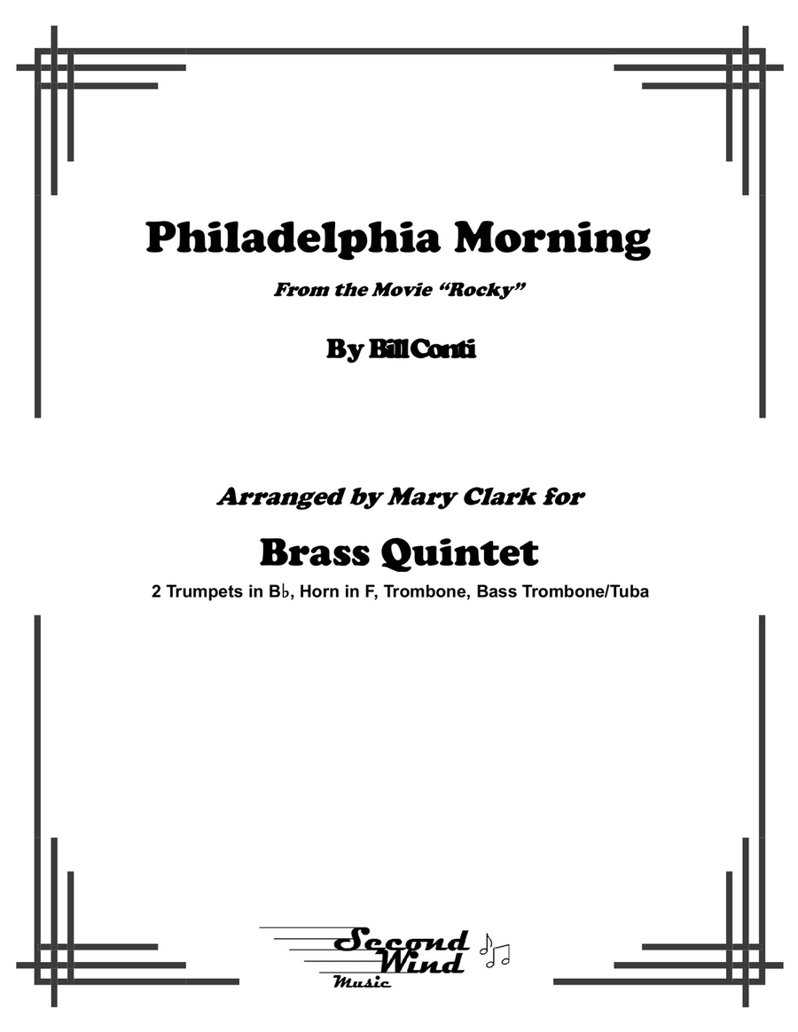 Philadelphia Morning Brass Quintet scores gallery preview page 1