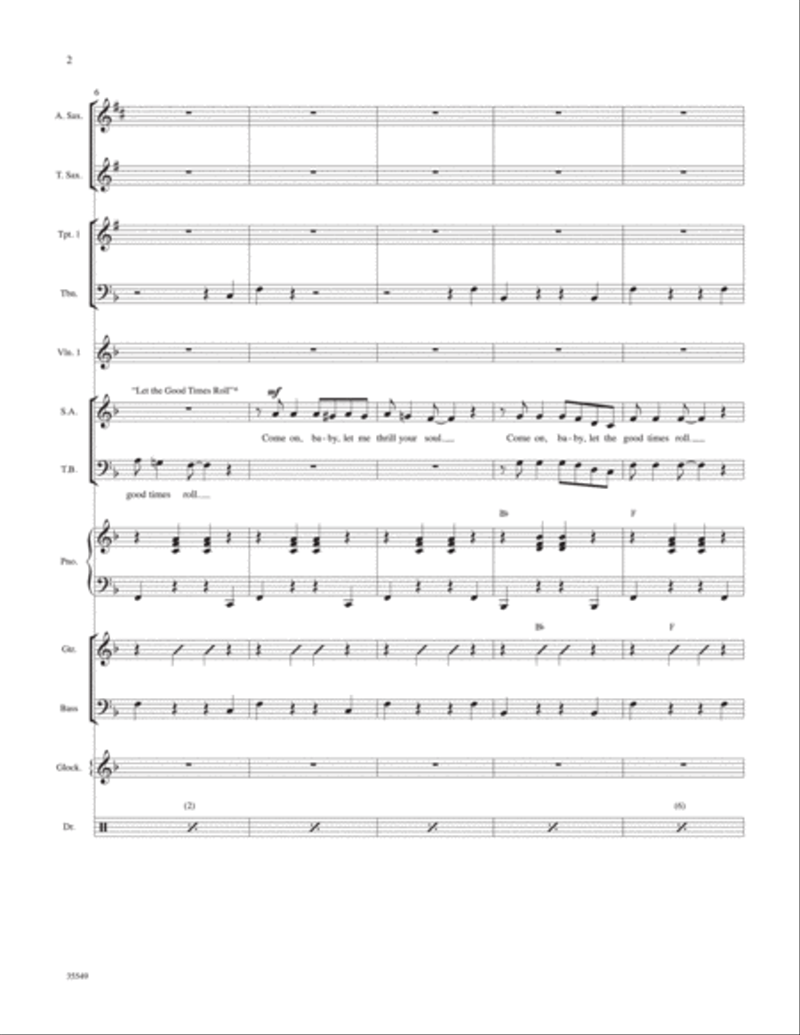 We Love the '50s Choir scores gallery preview page 3