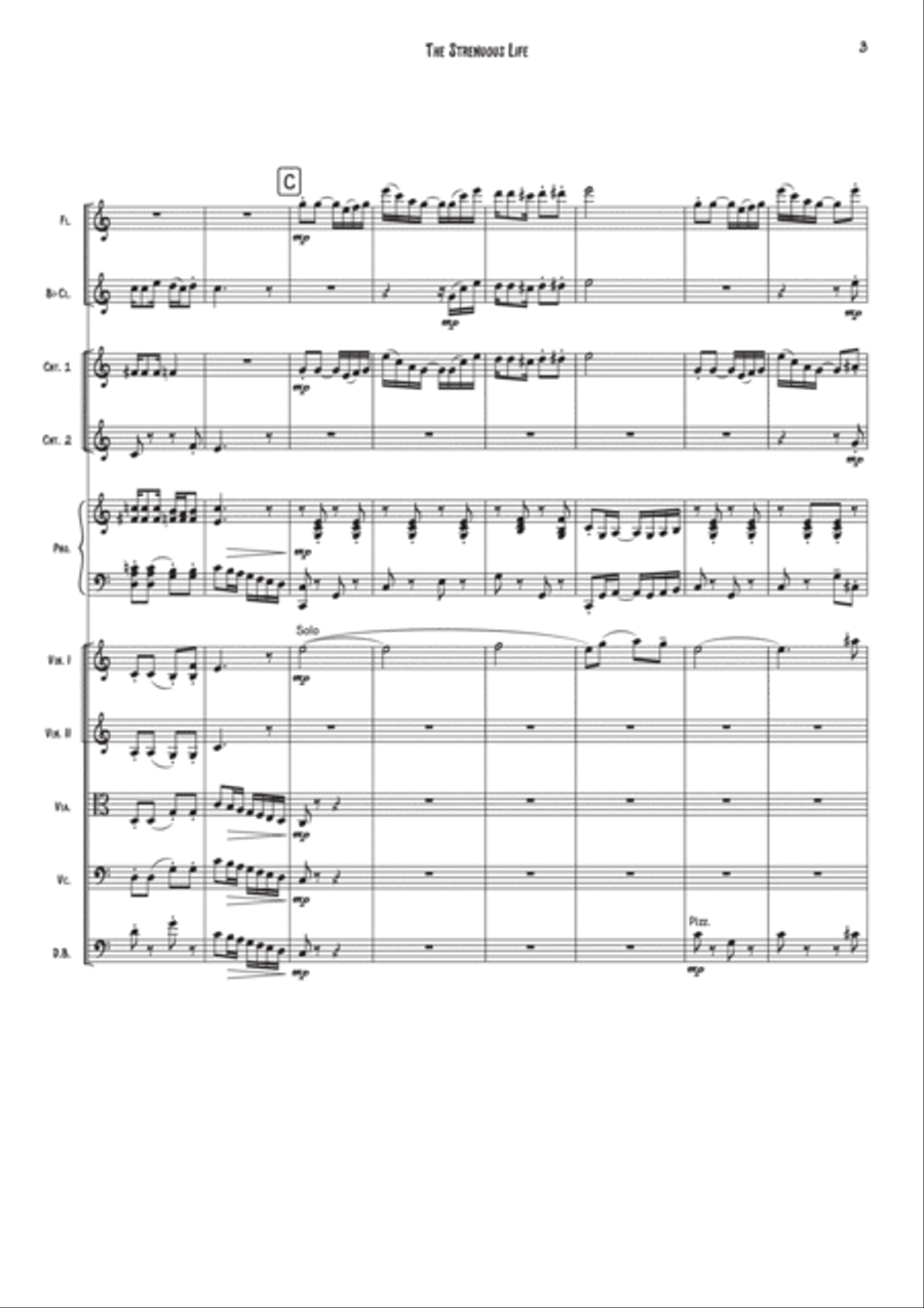 The Strenuous Life The Strenuous Life Clarinet scores gallery preview page 5
