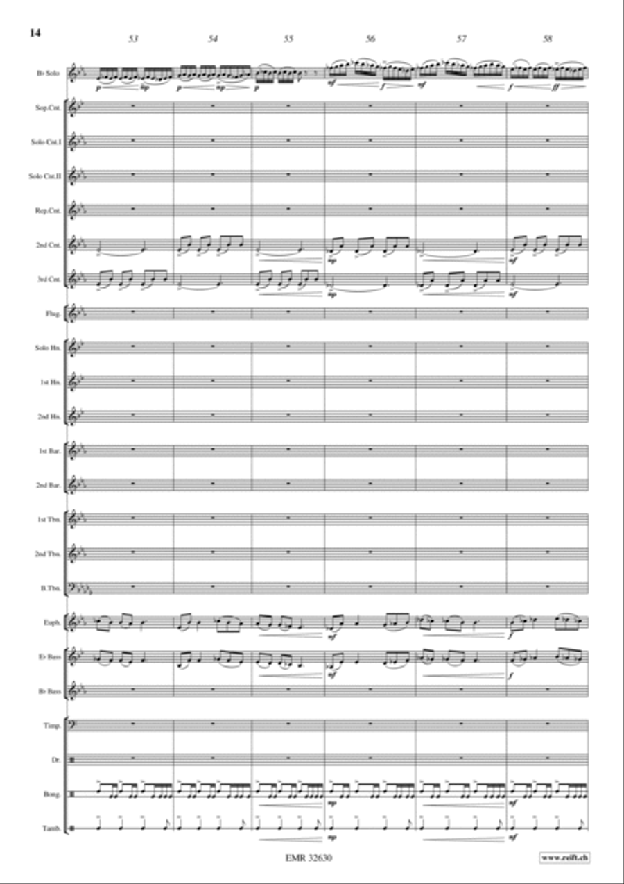 Bulgarian Festival Brass Band scores gallery preview page 15