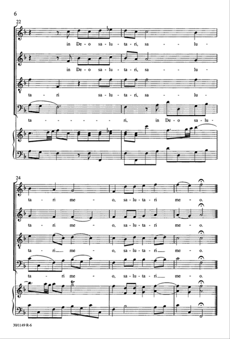 Magnificat in F - Choral Score 4-Part scores gallery preview page 16