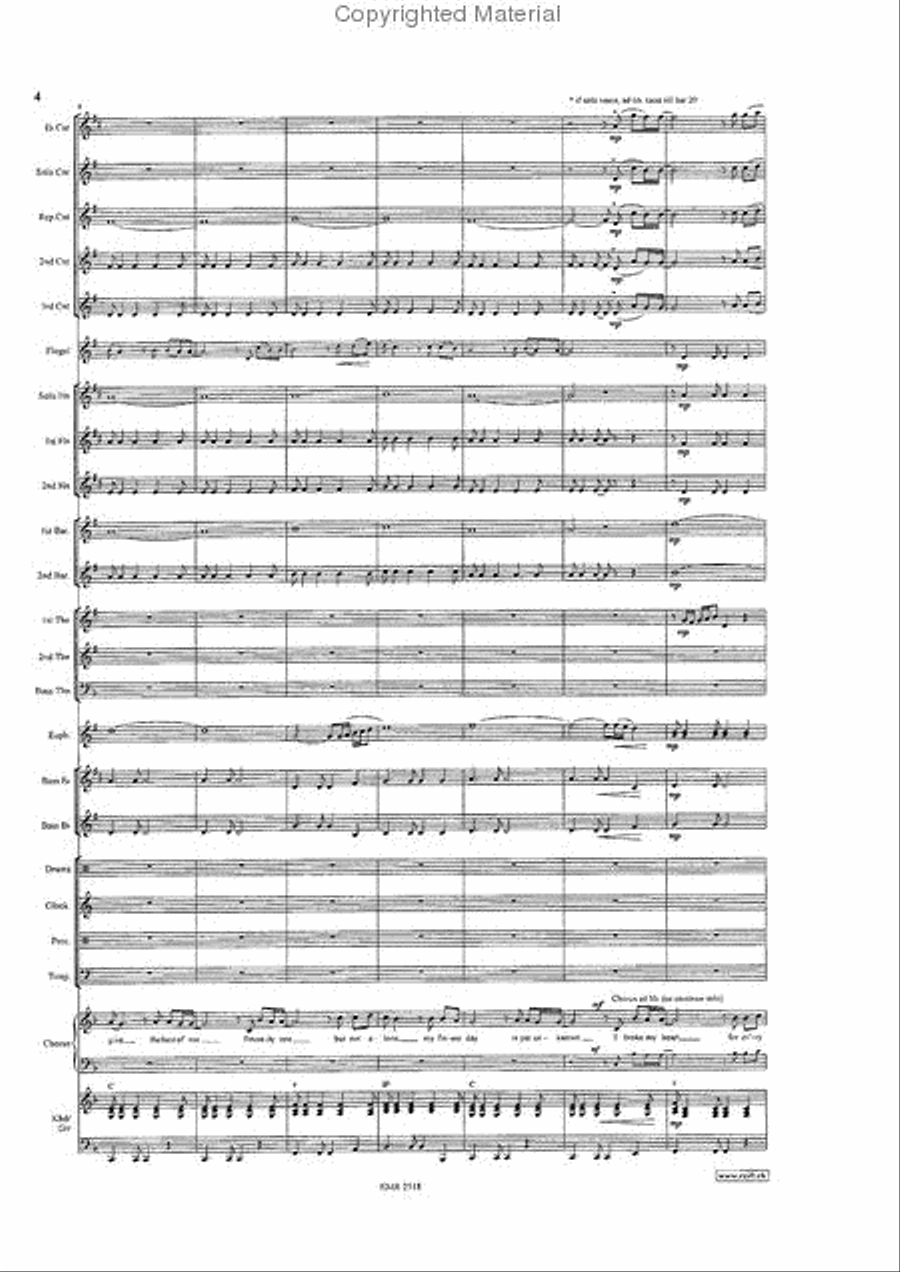 One Moment In Time One Moment In Time 4-Part scores gallery preview page 4